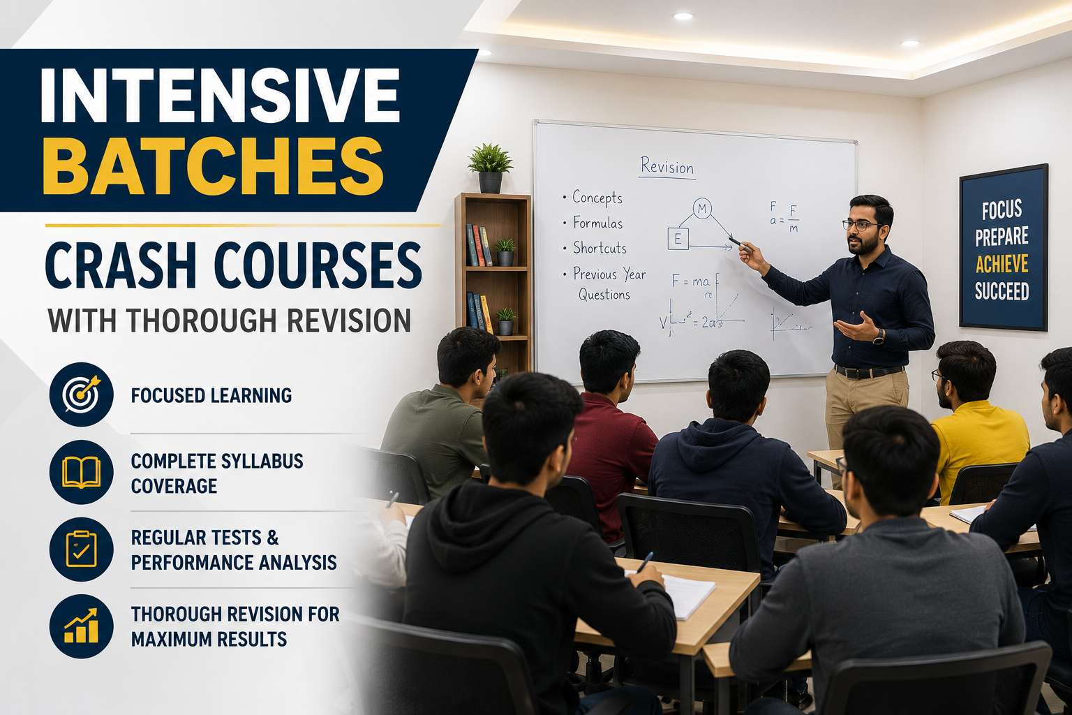 Crash courses for prelim and mains revision